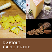 Carica l'immagine nel visualizzatore di Gallery, Ravioli Cacio e Pepe (€/etto) - Pastificio Buono