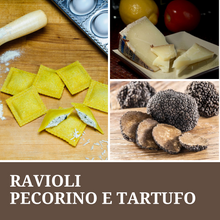 Carica l'immagine nel visualizzatore di Gallery, Ravioli Ricotta, Pecorino e Tartufo (€/etto) - Pastificio Buono