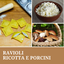 Carica l'immagine nel visualizzatore di Gallery, Ravioli Ricotta e Funghi Porcini (€/etto) - Pastificio Buono