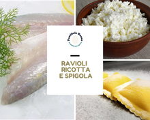 Carica l'immagine nel visualizzatore di Gallery, Ravioli Ricotta e Spigola (€/etto) - Pastificio Buono