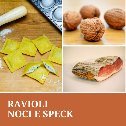 Ravioli Noci e Speck (€/etto) - Pastificio Buono