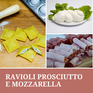Ravioli Prosciutto e Mozzarella (€/etto) - Pastificio Buono
