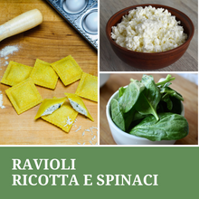 Carica l&#39;immagine nel visualizzatore di Gallery, Ravioli Ricotta e Spinaci (€/etto) - Pastificio Buono
