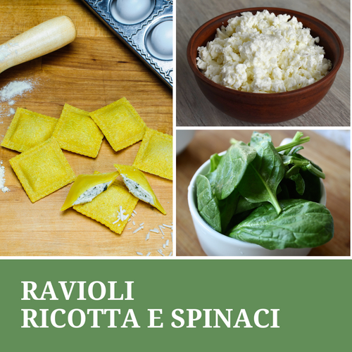 Ravioli Ricotta e Spinaci (€/etto) - Pastificio Buono