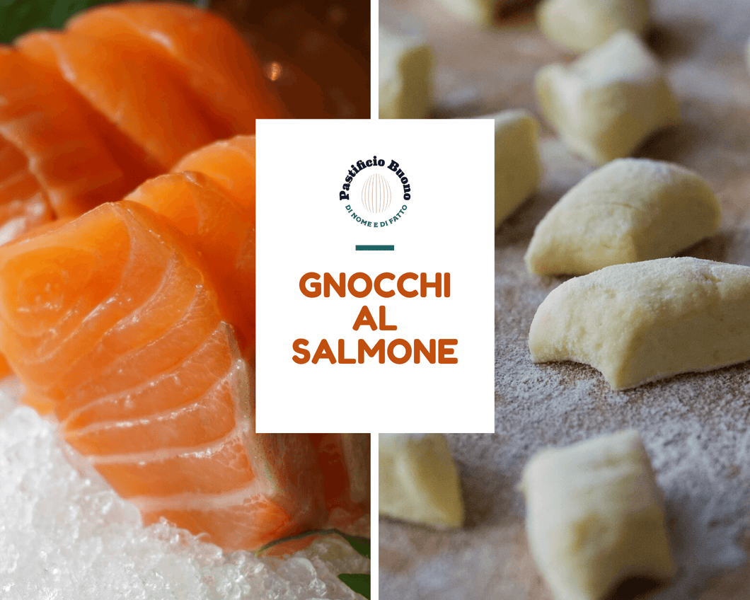 Gnocchi al salmone a mano (€/etto) - Pastificio Buono