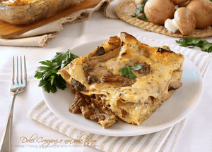 Lasagne ai Funghi Porcini (€/porzione) - Pastificio Buono
