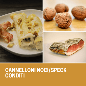 Cannelloni Noci e Speck Conditi (€/pz) - Pastificio Buono