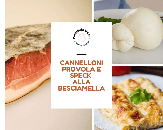 Cannelloni Provola Affumicata e Speck conditi (€/pz) - Pastificio Buono