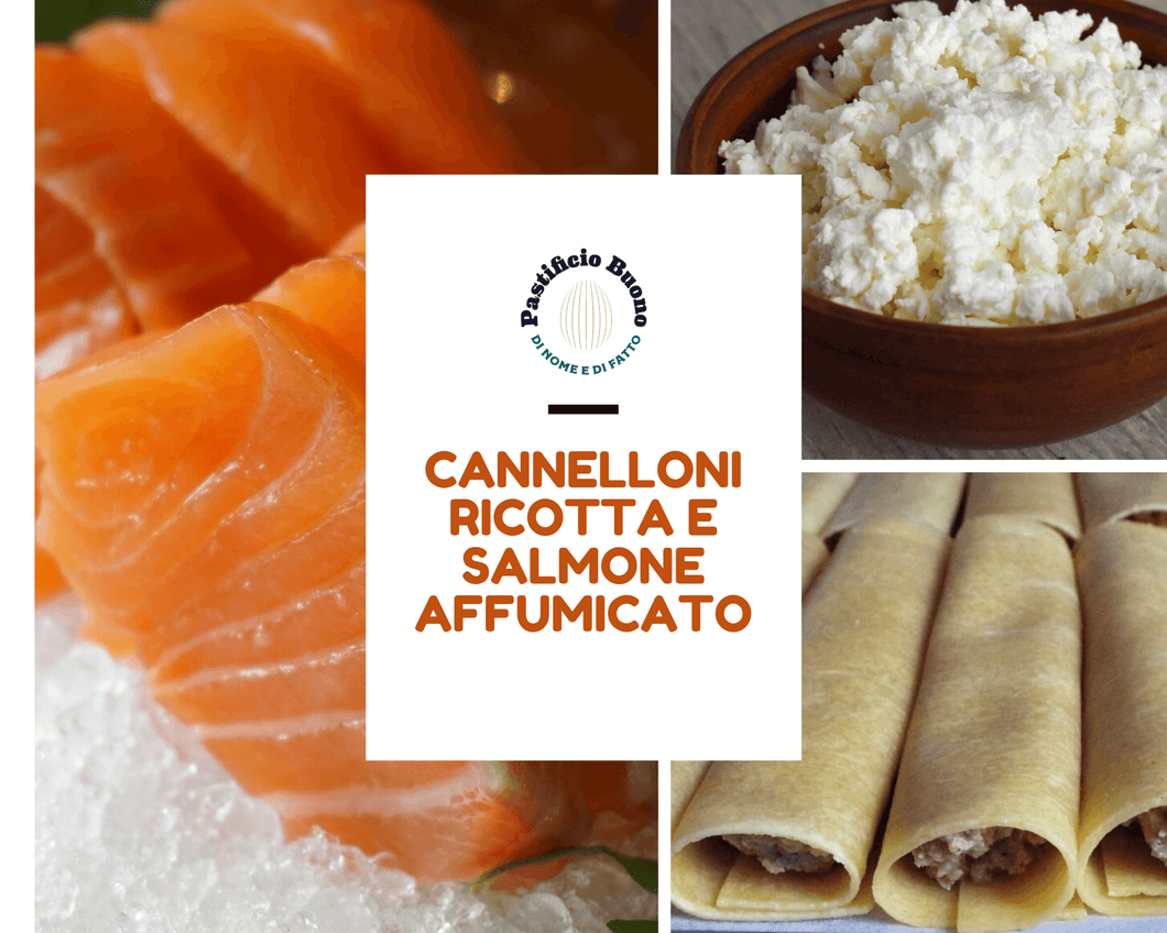 Cannelloni Salmone Affumicato (€/pz) - Pastificio Buono