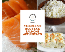 Carica l&#39;immagine nel visualizzatore di Gallery, Cannelloni Salmone Affumicato conditi (€/pz) - Pastificio Buono
