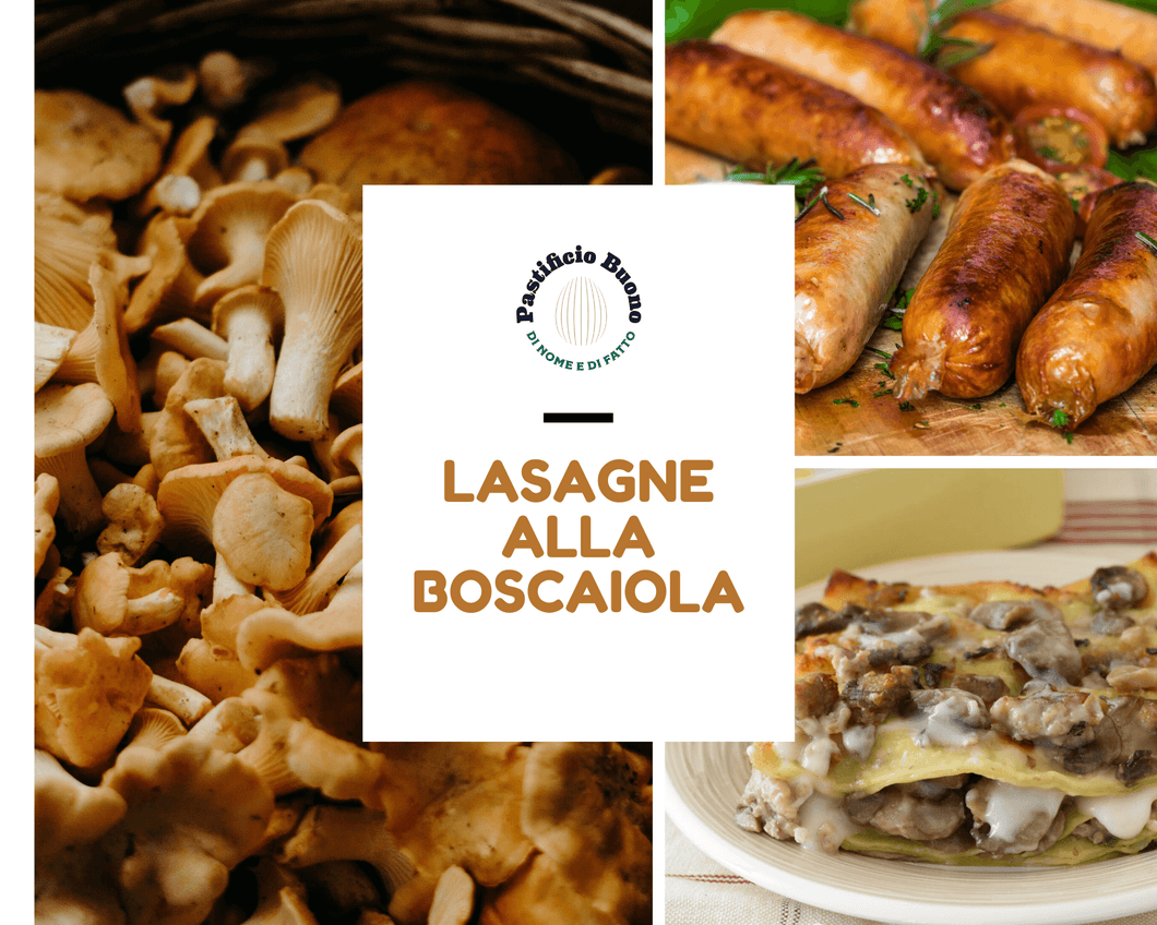 Lasagne alla Boscaiola (€/porzione) - Pastificio Buono