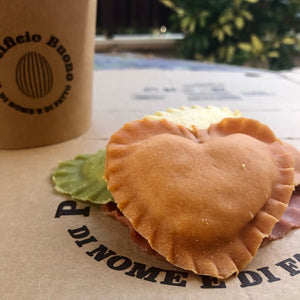 Ravioli "San Valentino” Ricotta e Baccalà (€/etto) - Pastificio Buono