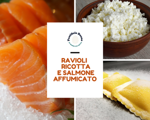 Ravioli Ricotta e Salmone Affumicato (€/etto) - Pastificio Buono